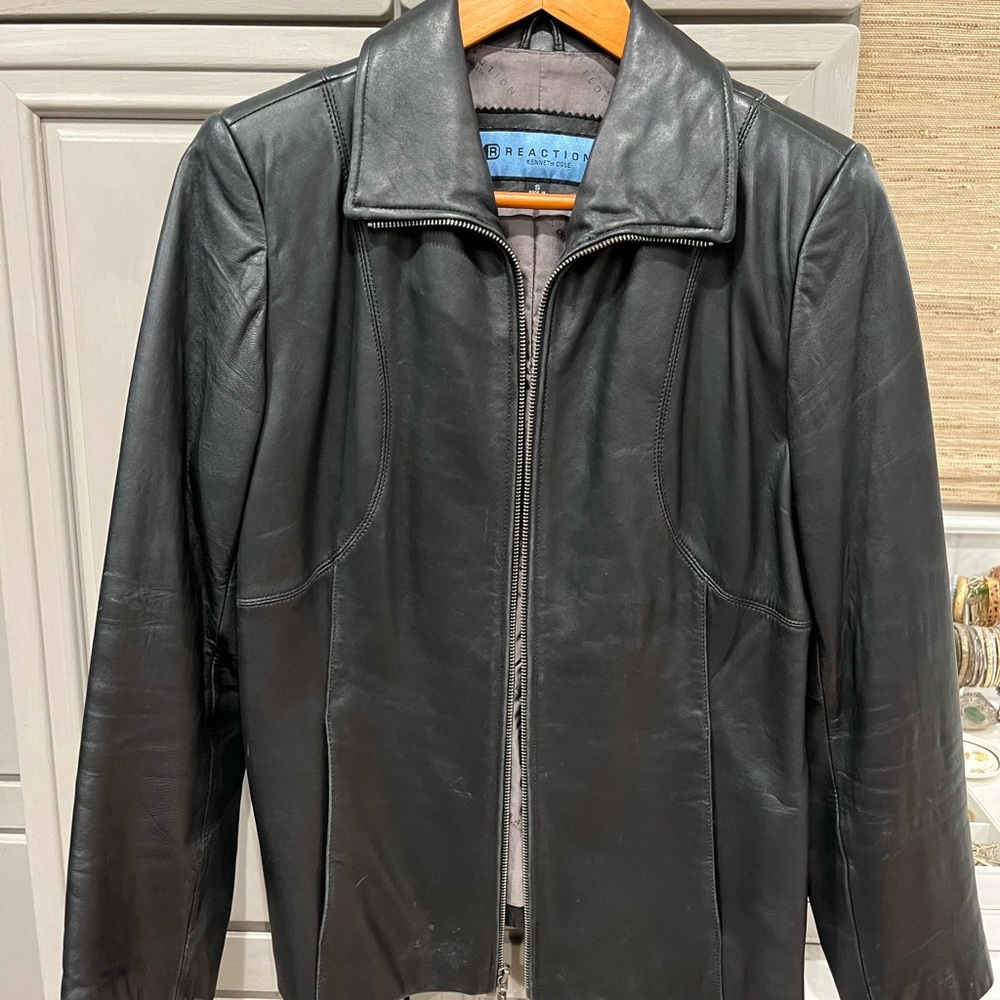 Kenneth Cole Reaction Leather Jacket